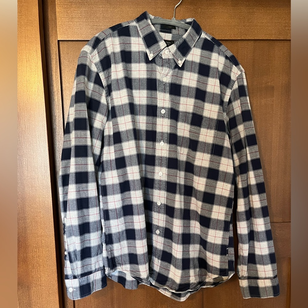 J. Crew Oxford Flannel